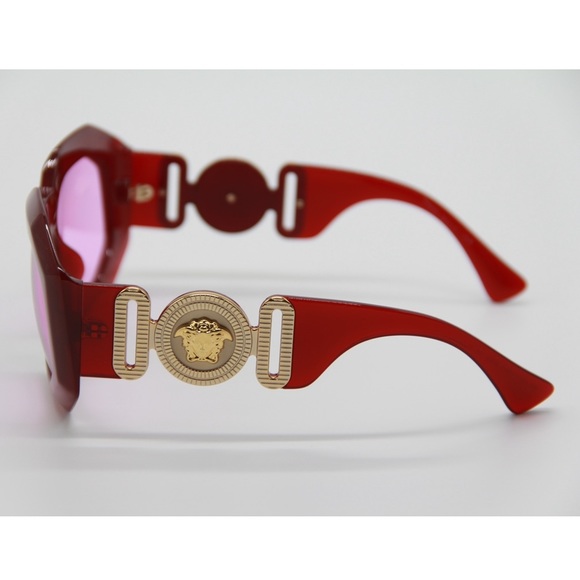NEW VE4424U 388/5 VERSACE MEDUSA SUNGLASSES MOD 4424U PINK EYEWEAR VE 4424U - Picture 6 of 12